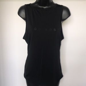 HUGO BOSS, Black Logo Tank Top, size Large